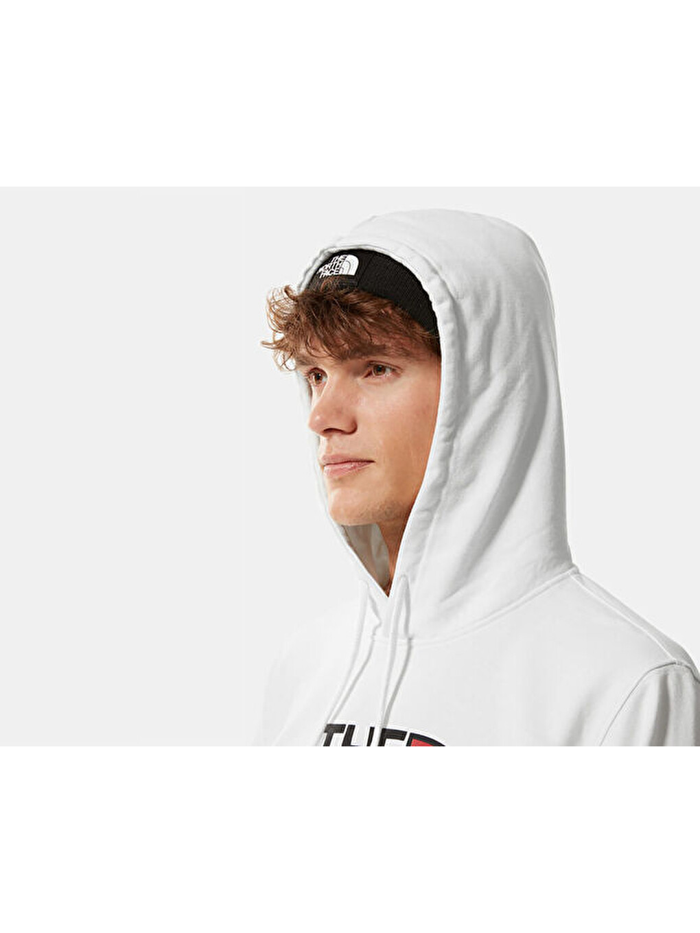 M Pullover Hoodie Erkek Outdoor Sweatshirts Nf0a7qckfn41 Beyaz-7