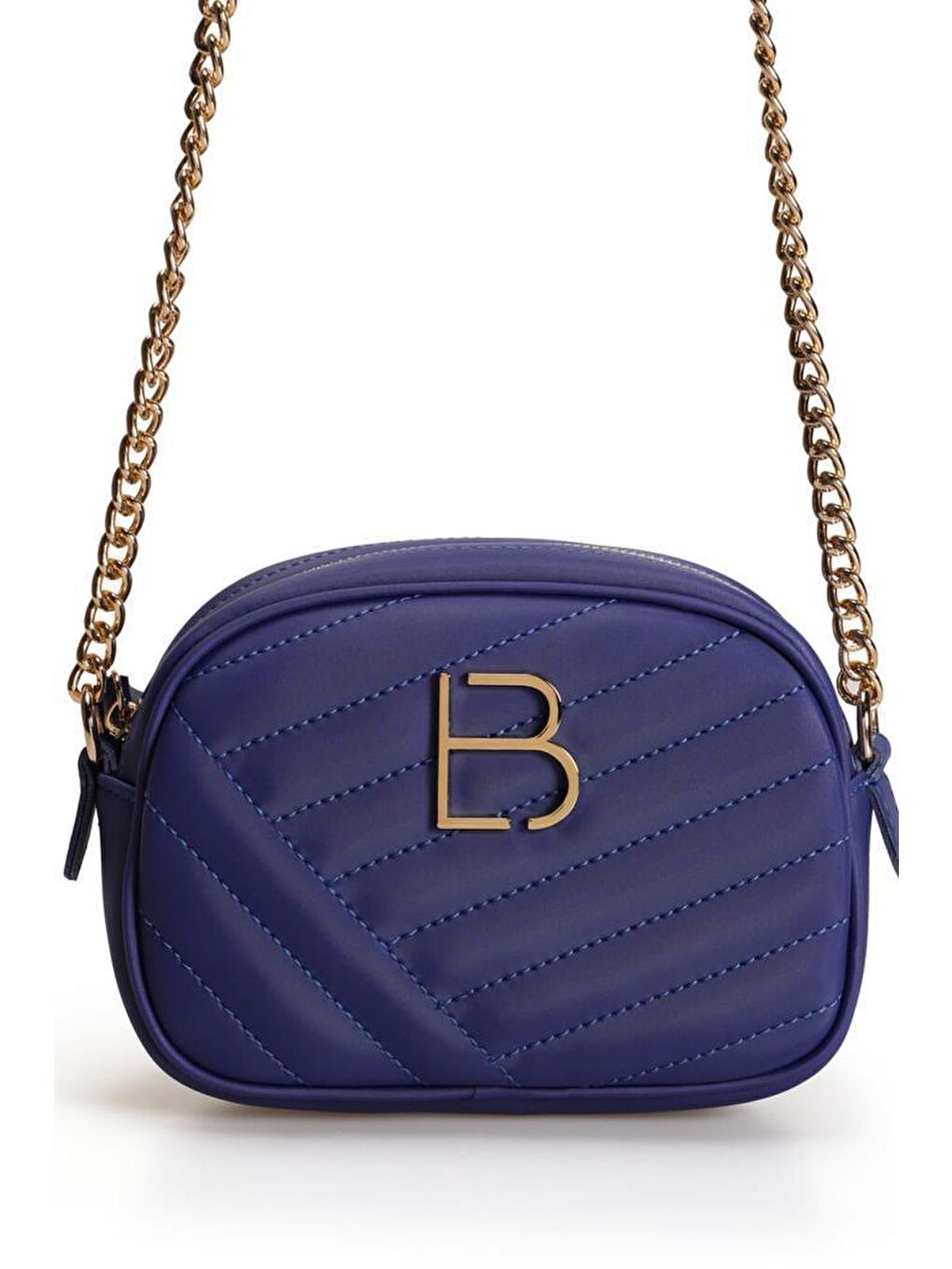 Mavi Desenli Kadın El ve Omuz Çantası-2