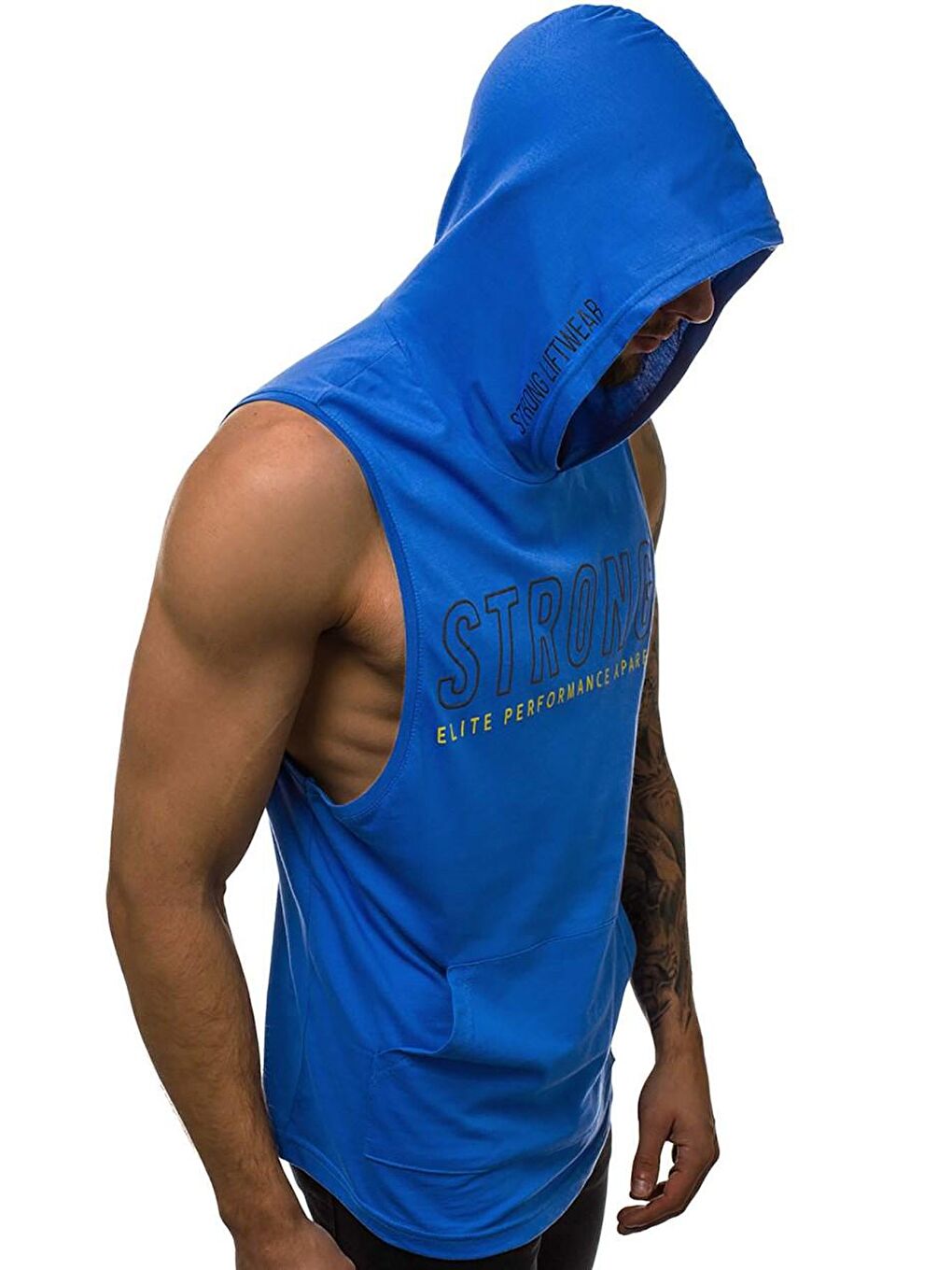 İndigo kapüşonlu Atlet 2992