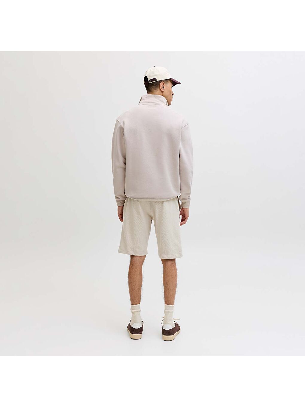 Gordon Archive Sweat Short Mid Erkek Bej Şort-1