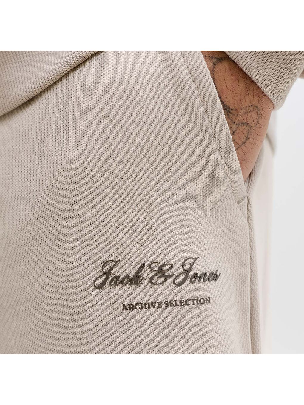 Gordon Archive Sweat Short Mid Erkek Bej Şort-2