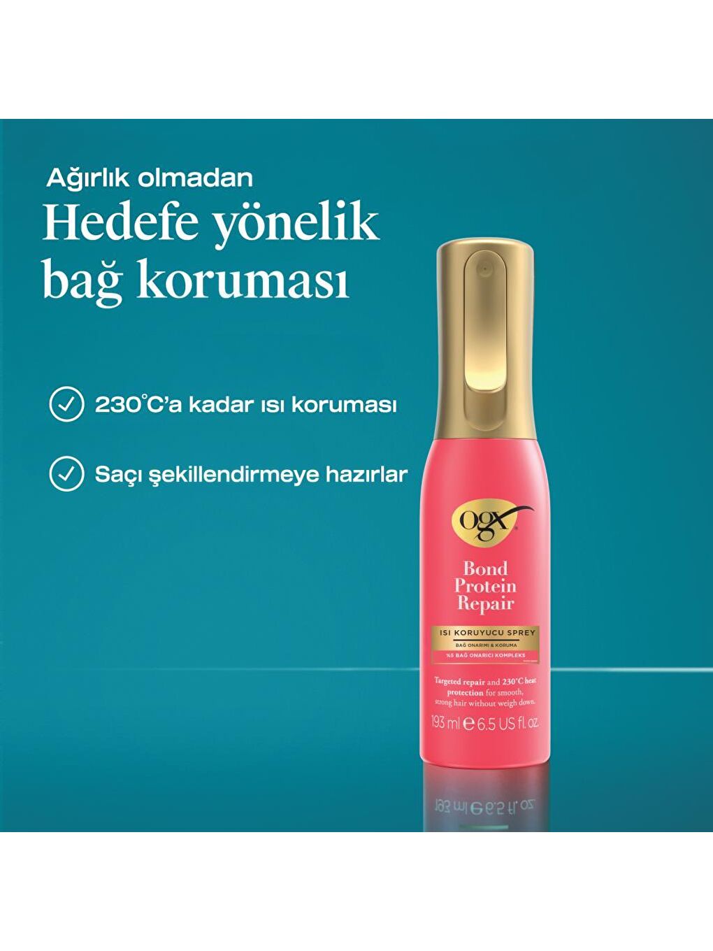 Bond Protein Repair Isı Koruyucu Sprey 193 ml-1