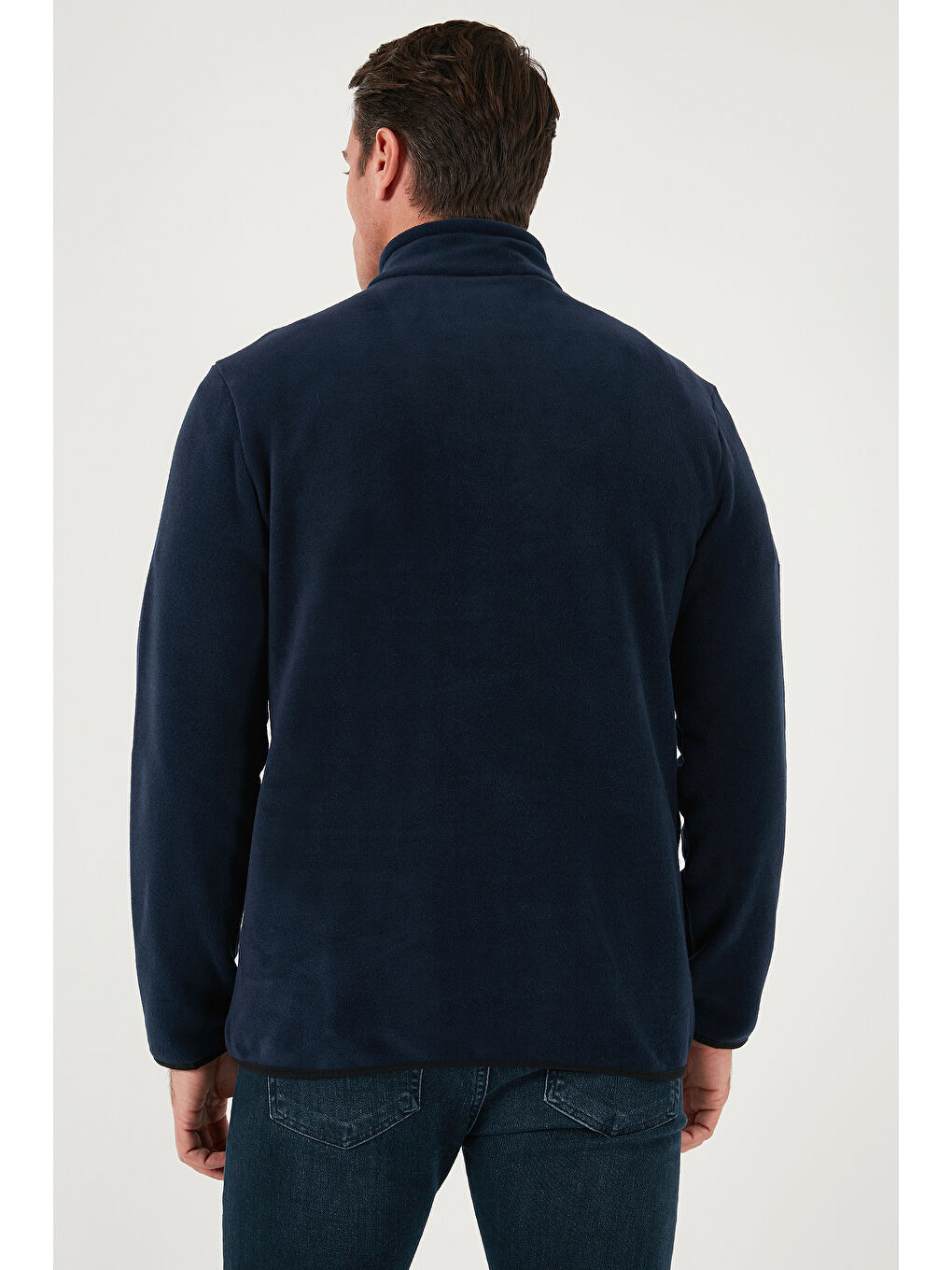 Haki Slim Fit Yarım Fermuarlı Dik Yaka 2'li Paket Polar 5906003S2-4