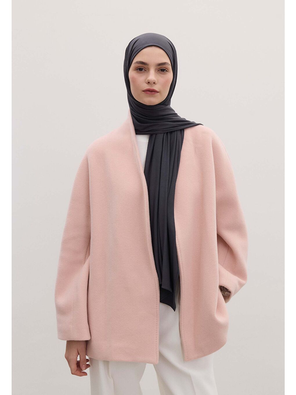 Bambu Penye Şal Metalik Mavi-2