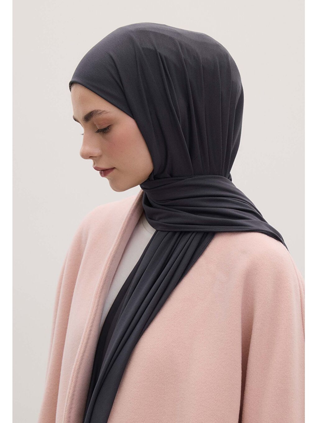 Bambu Penye Şal Metalik Mavi-3