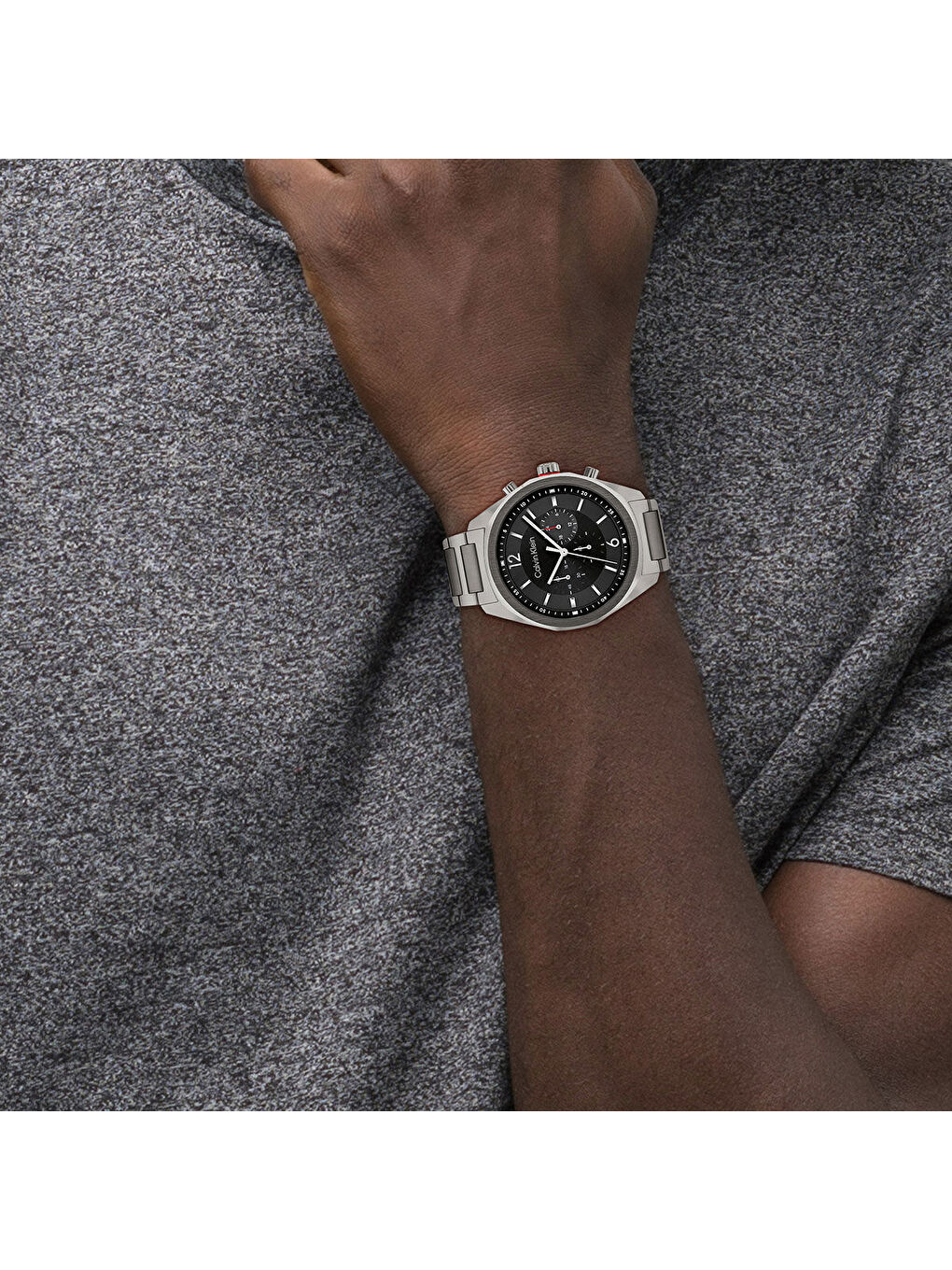 Gri CK25200267 Erkek Kol Saati-3