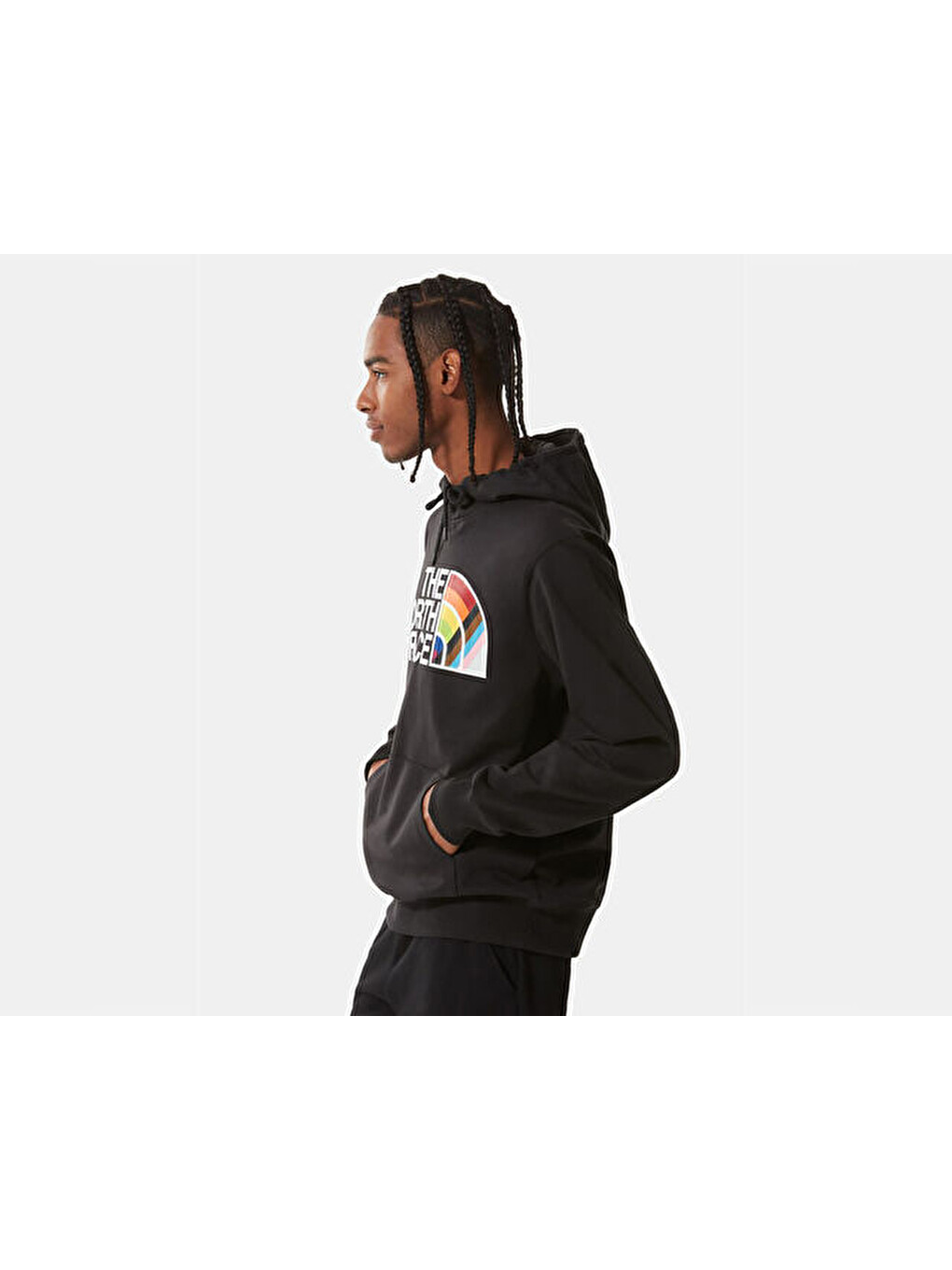 M Pullover Hoodie Erkek Outdoor Sweatshirts Nf0a7qckjk31 Siyah-5
