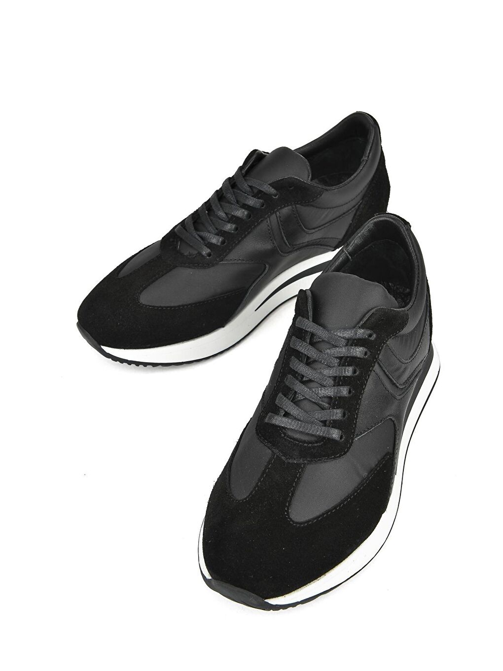 Kadın Hakiki Deri Sneaker 1231000 4644 Siyah-4