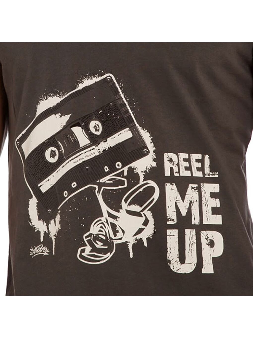 Siyah T-Shirt Reel Me Up-1