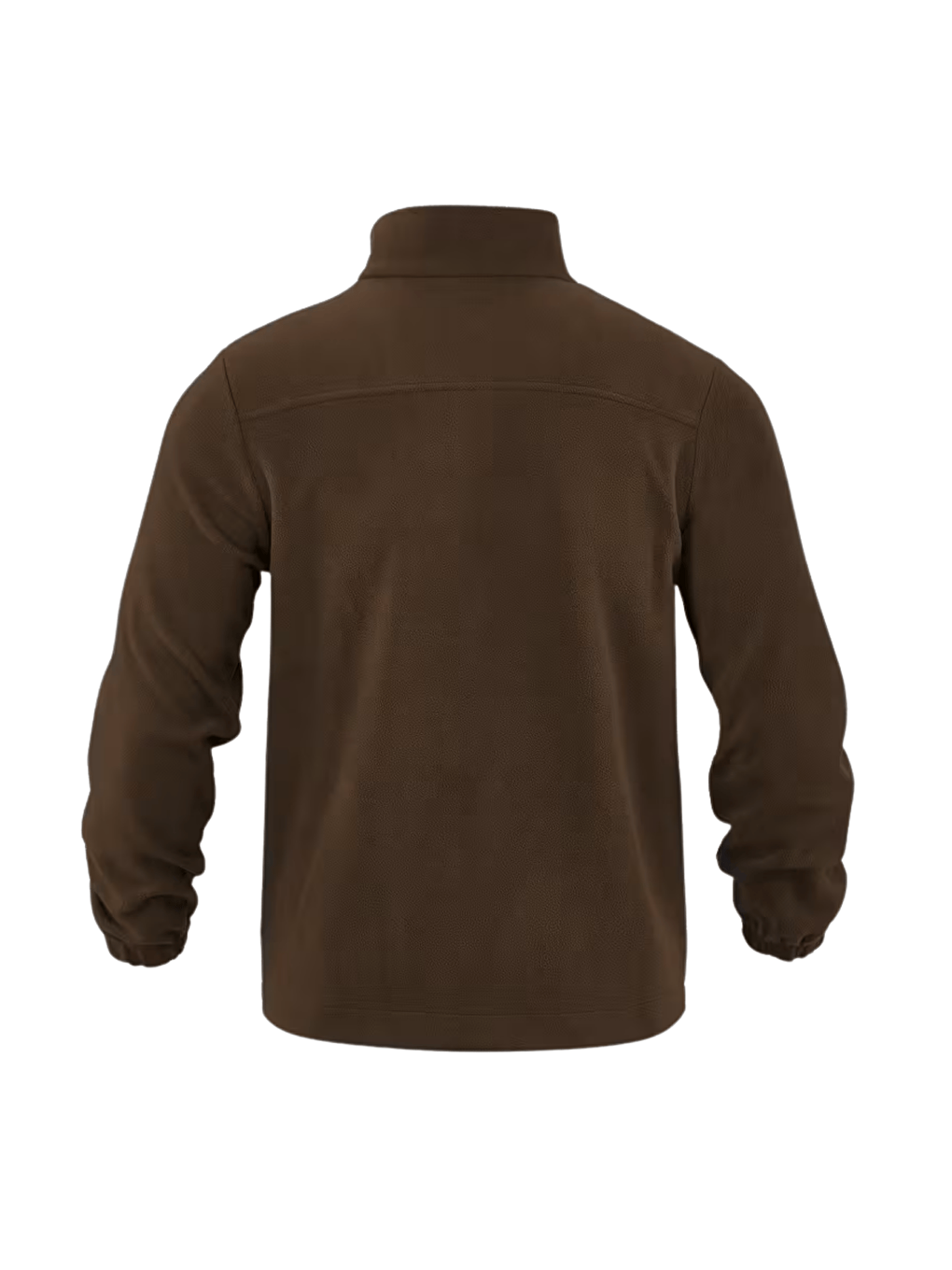 Kahverengi Genıus Store Erkek Polar Bato Yaka Tam Fermuarlı Cepli Polar BATO-POLAR-1