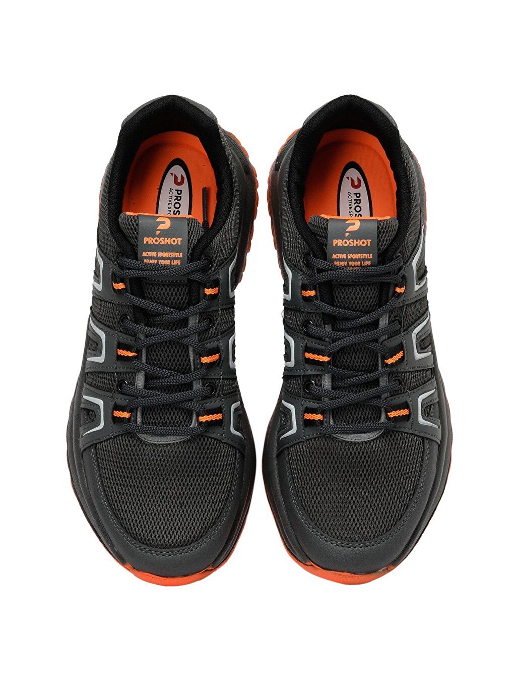 PS164 3FX Gri Erkek Aktif Spor Ayakkabı-3