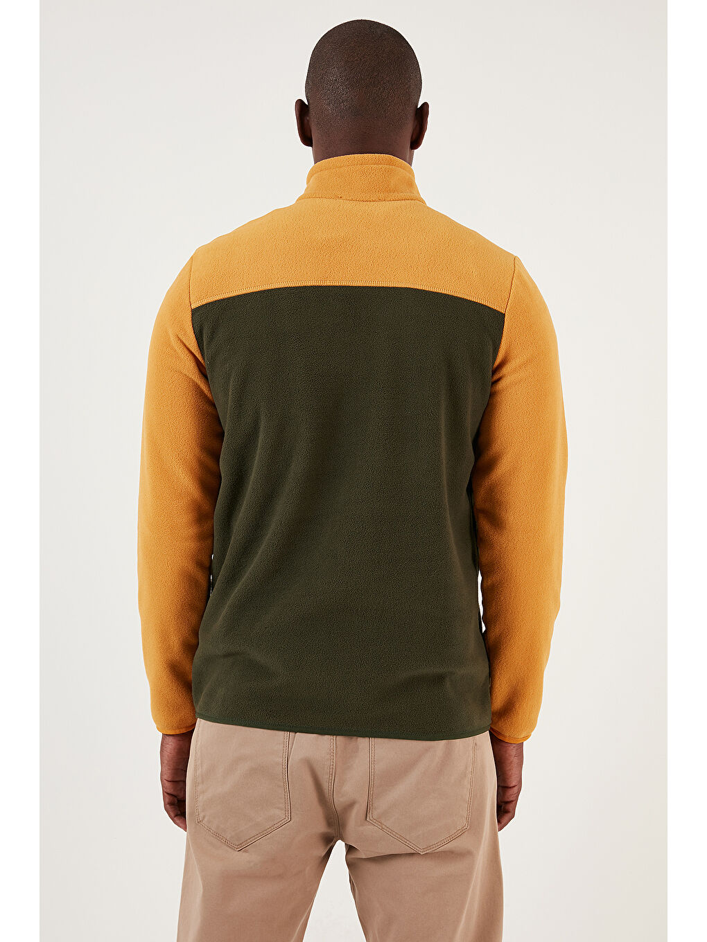 Gri Regular Fit Anti-Pilling Tüylenme Yapmayan Dik Yaka Şardonlu 2'li Paket Polar 5906016S2-4