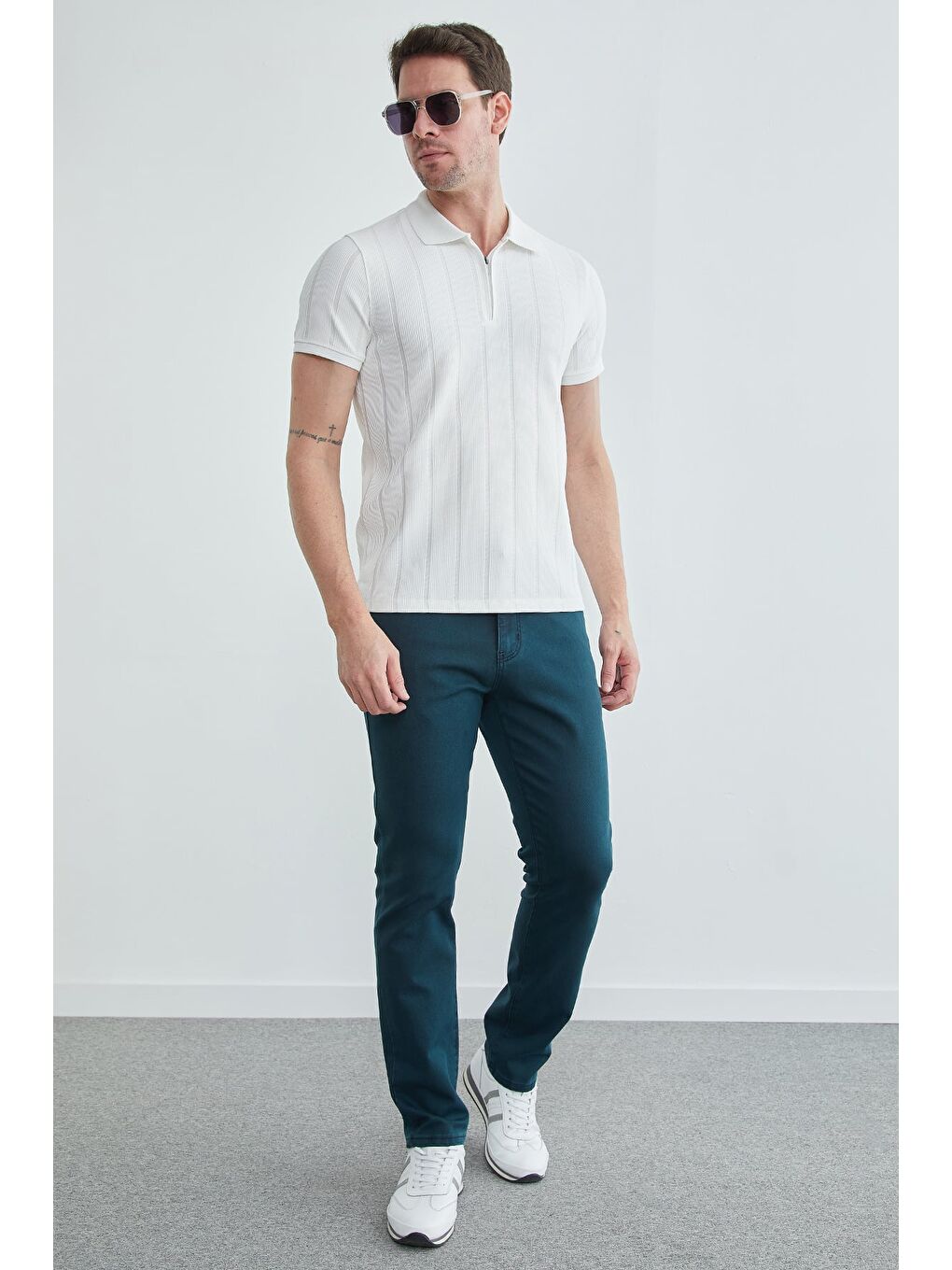 İndigo Büyük Beden Regular Fit Normal Bel Jean-2