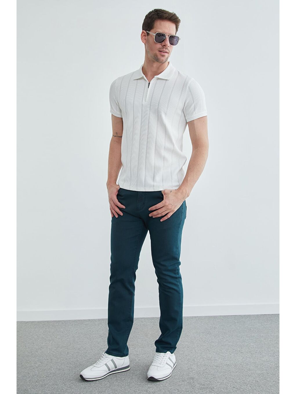 İndigo Büyük Beden Regular Fit Normal Bel Jean-3