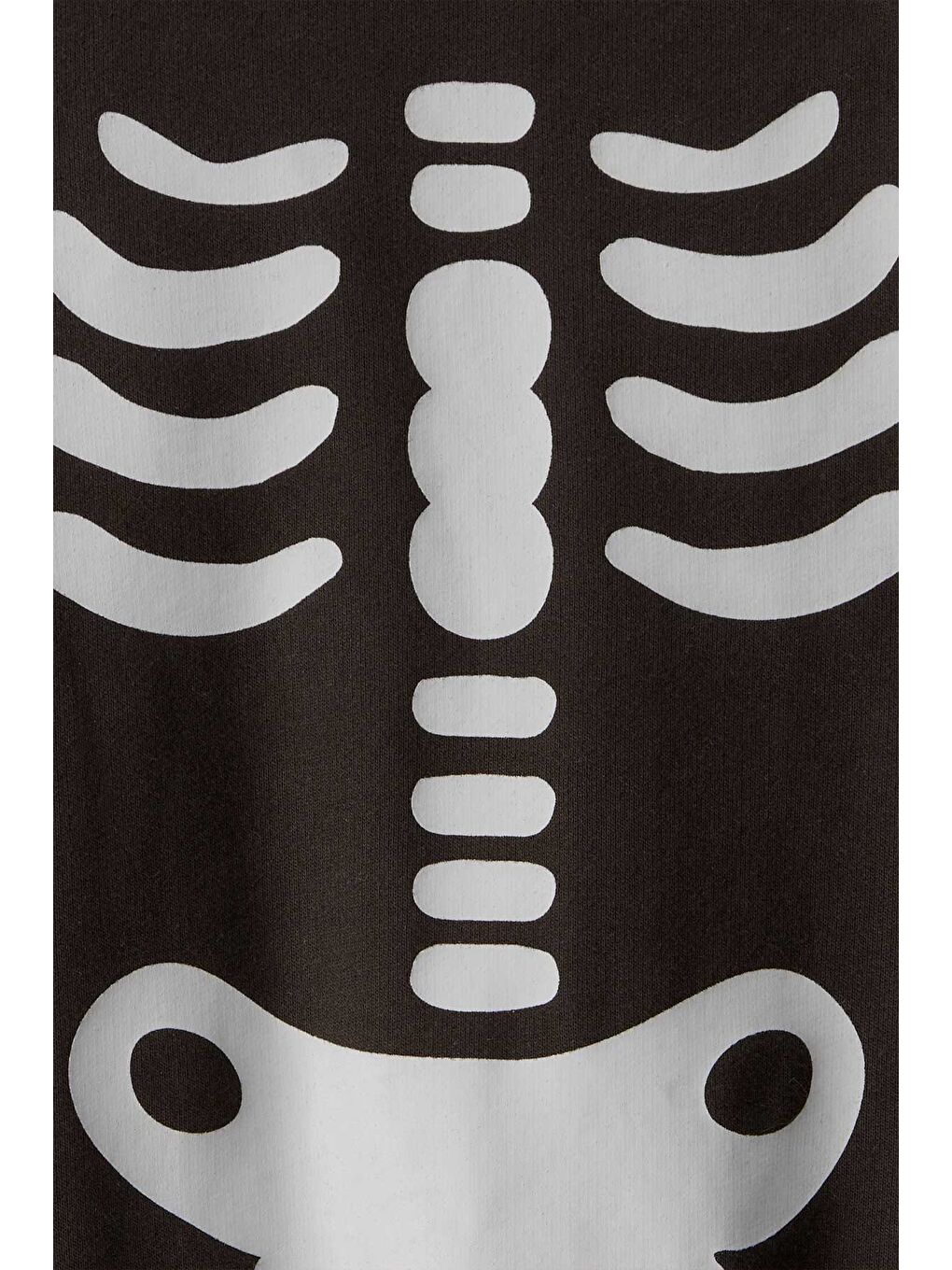 Bebek Bebek Siyah Kapüşonlu Tulum-1