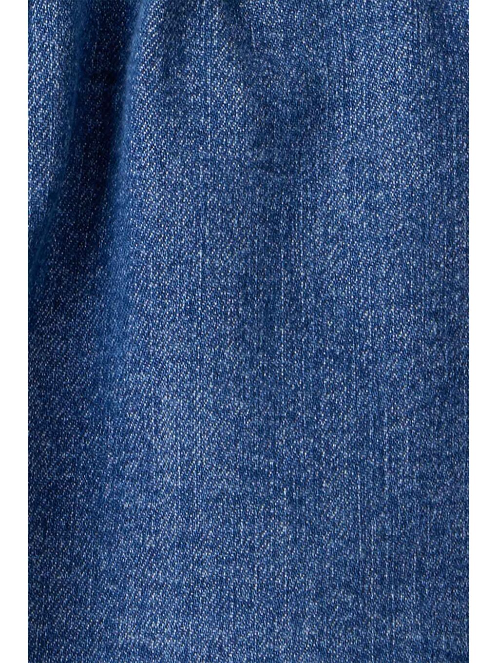 Kız Bebek Mavi Salopet Set-3