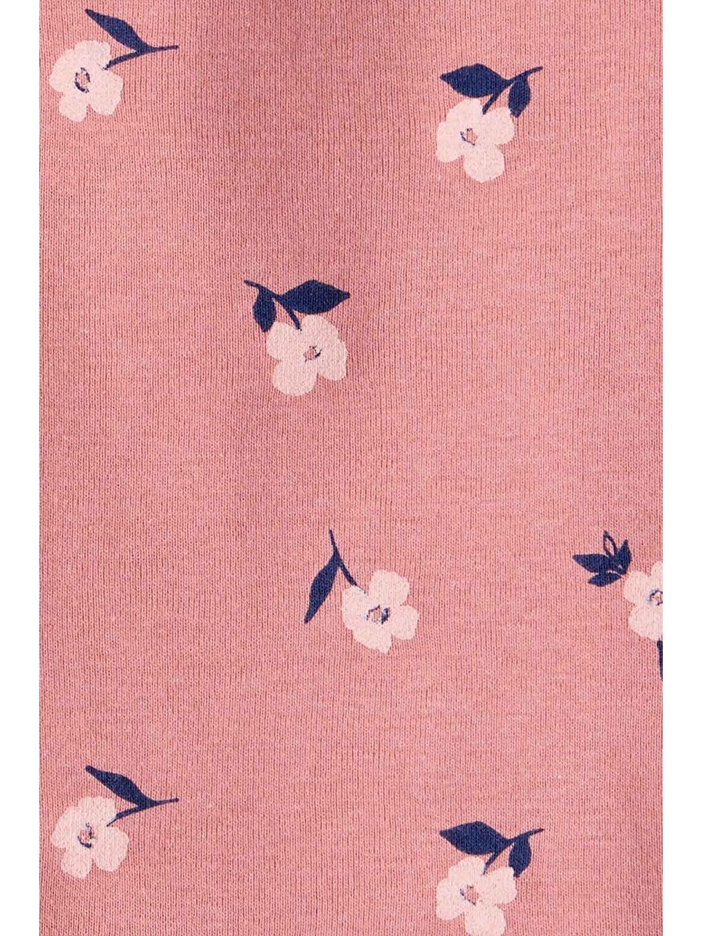 Kız Bebek Mavi Salopet Set-4