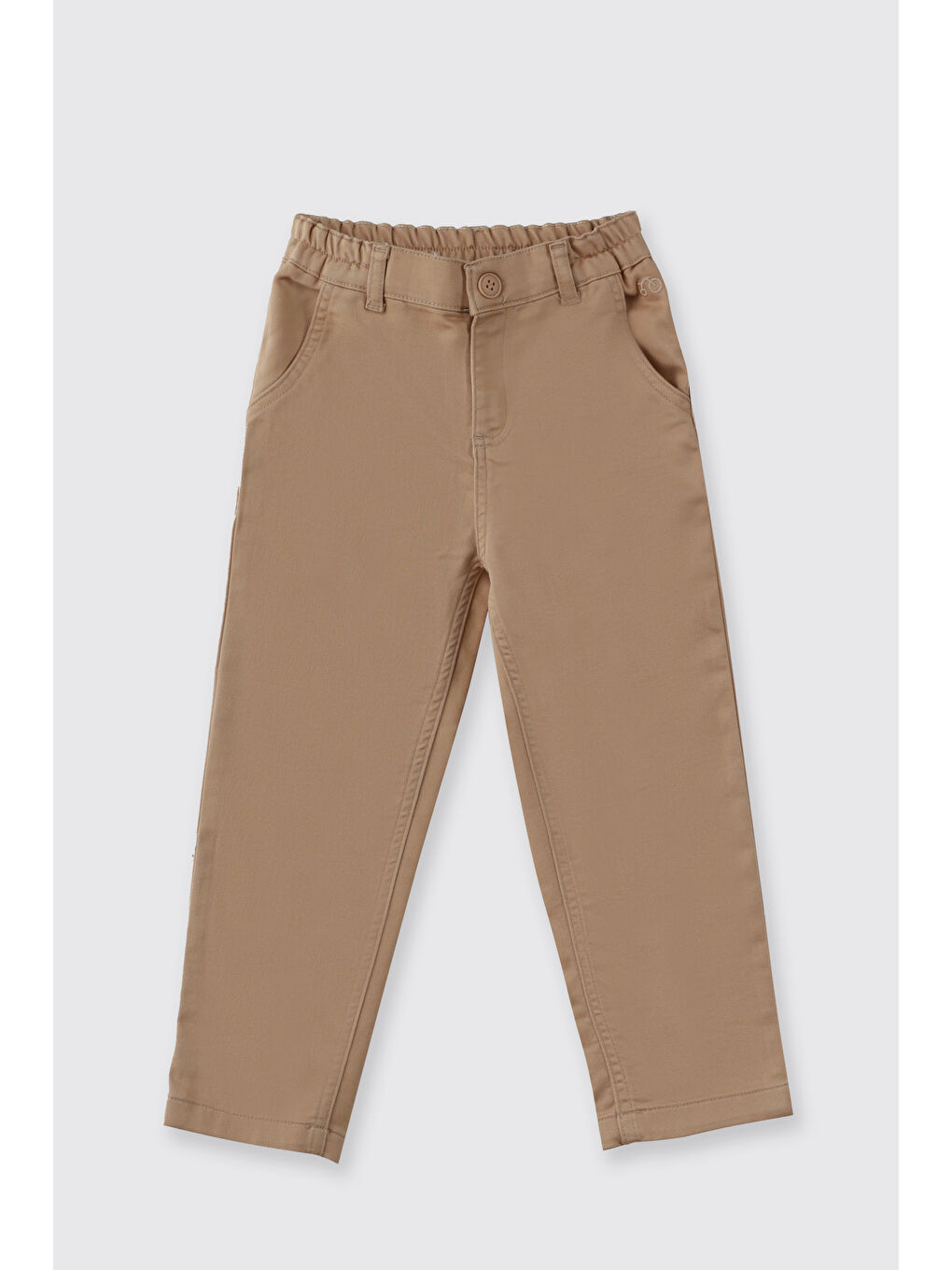 Bej Erkek Çocuk Cepli  Pantolon