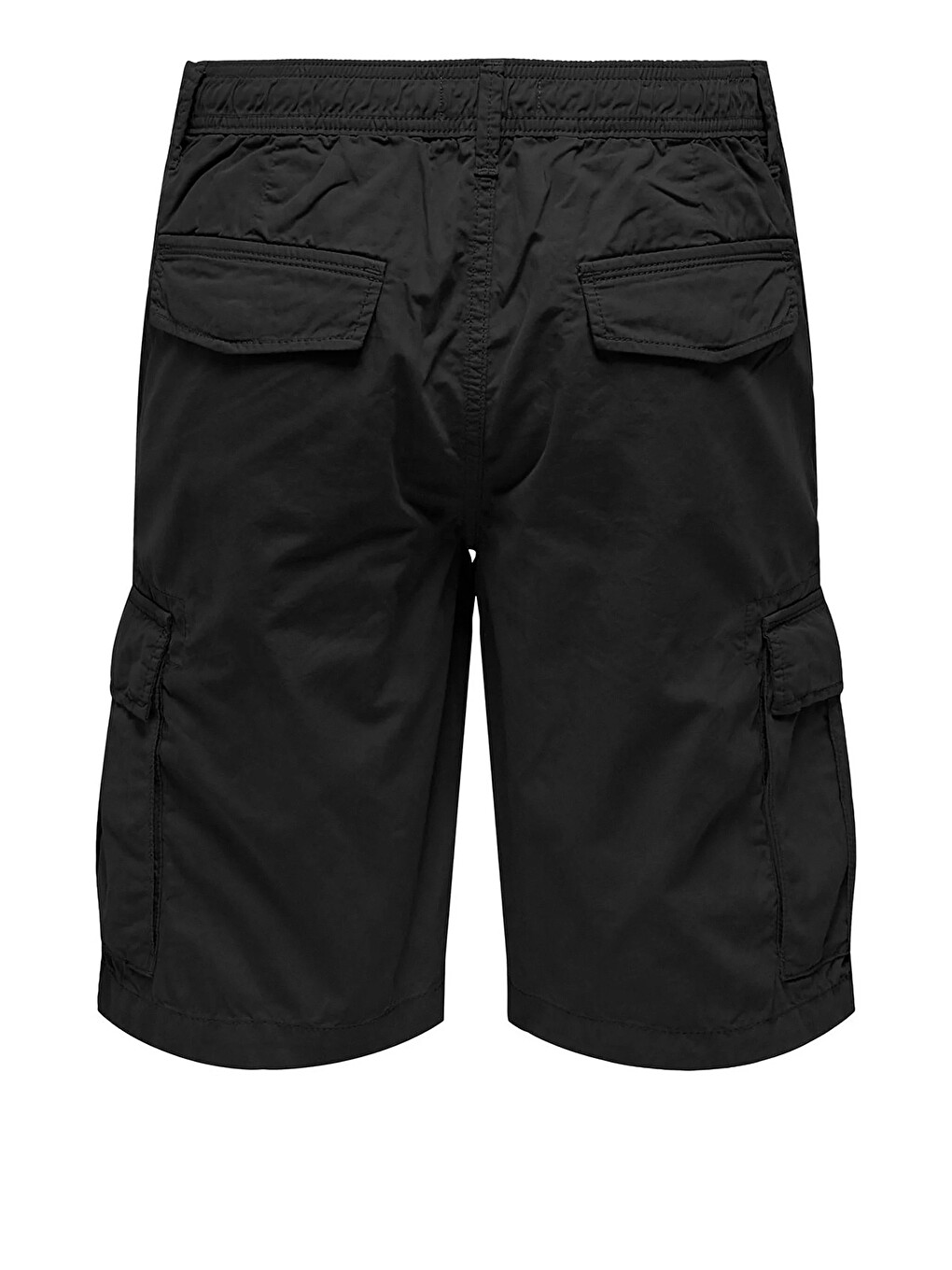 Siyah Onsloc Pamuklu Relaxed Normal Bel Cepli Short 22029214-1