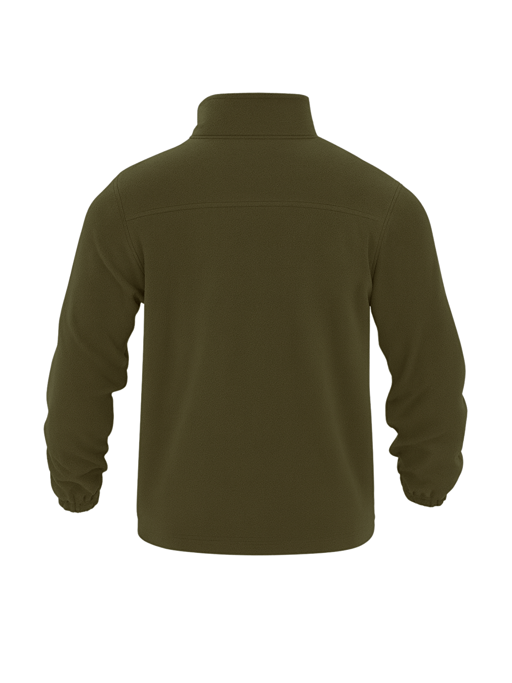 Haki Genıus Store Erkek Polar Bato Yaka Tam Fermuarlı Cepli Polar BATO-POLAR-1