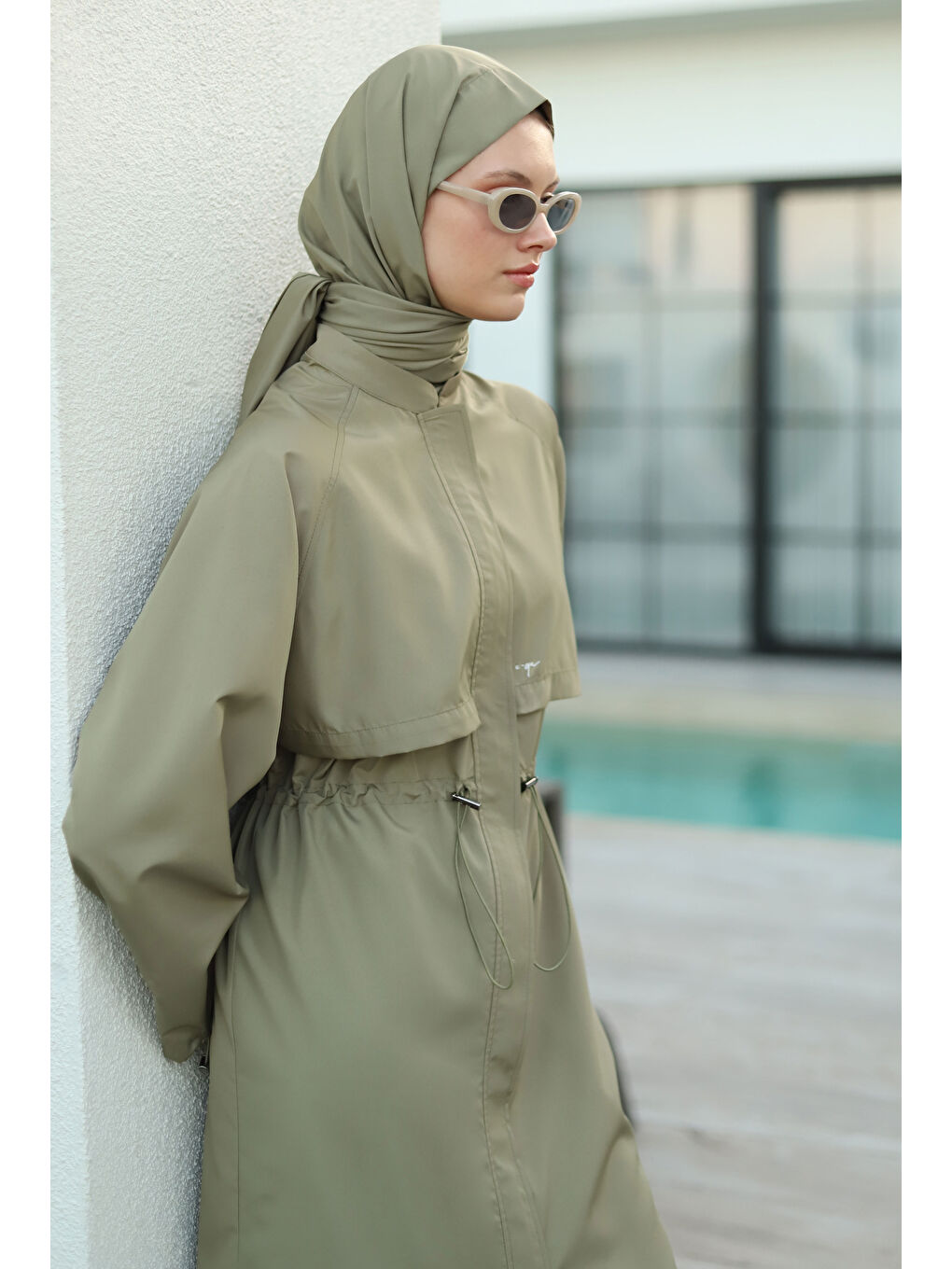 Reglan Kol Yüzme Takımı Açık Haki-1