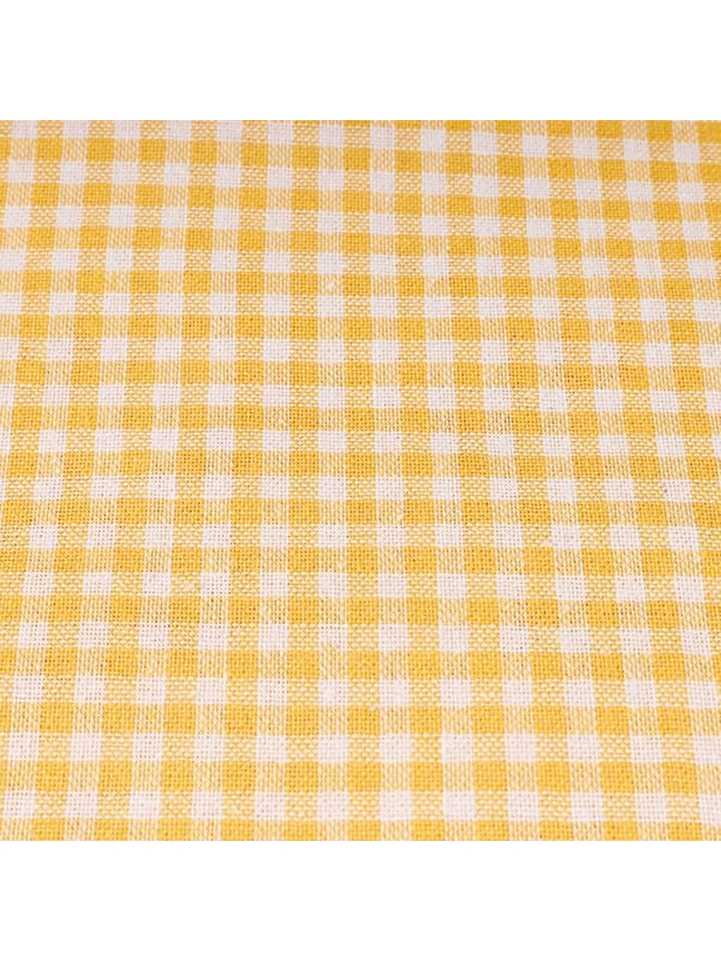 Karışık Soft Dama Masa Örtüsü - Sarı - 150x150 Cm-1