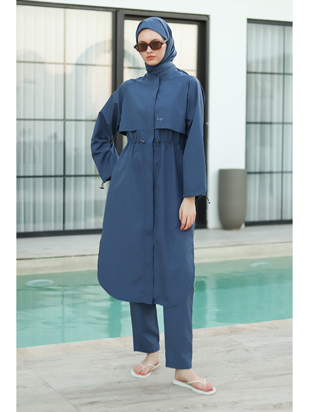 Reglan Kol Yüzme Takımı Jean Mavi