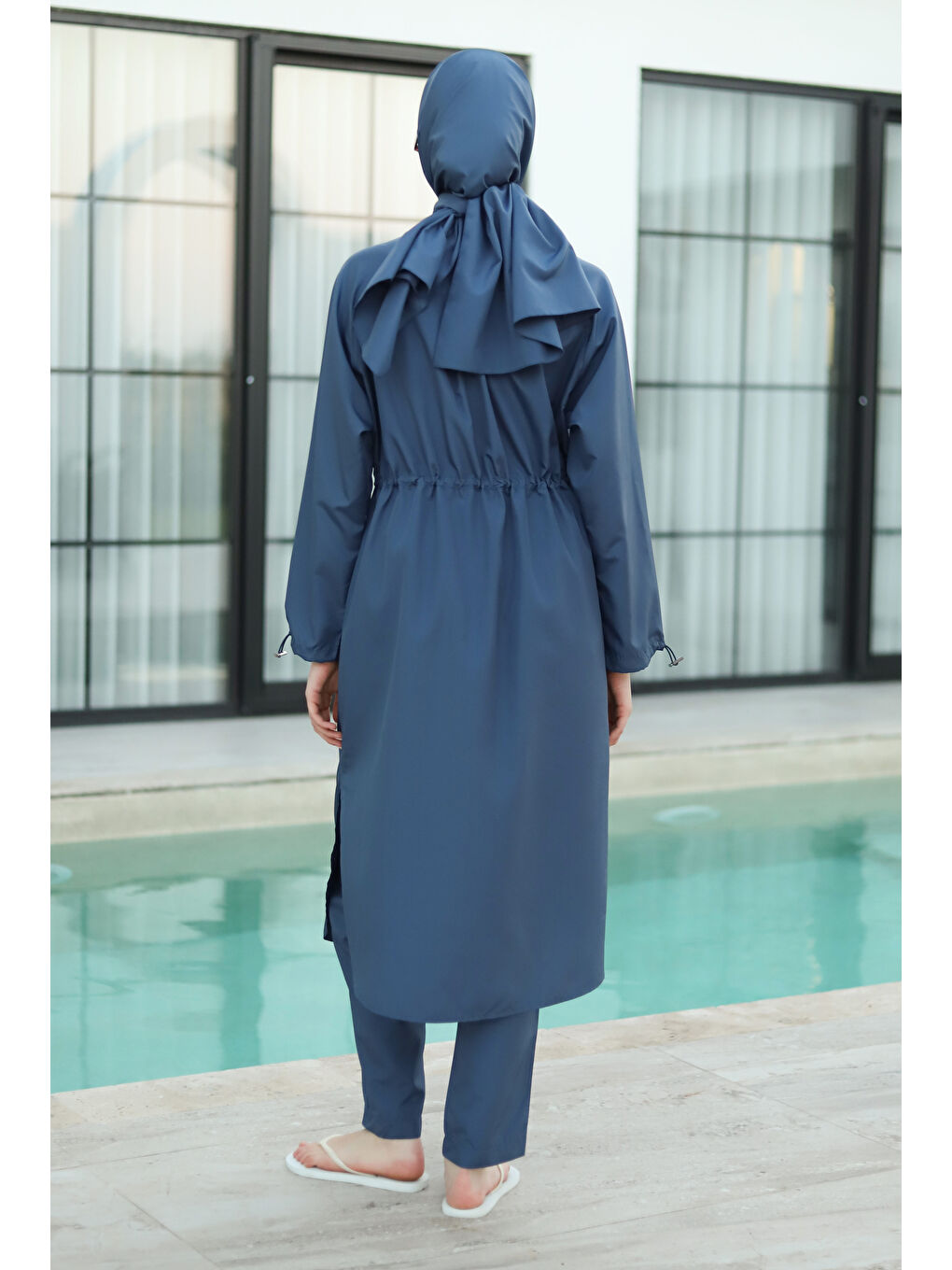 Reglan Kol Yüzme Takımı Jean Mavi-2