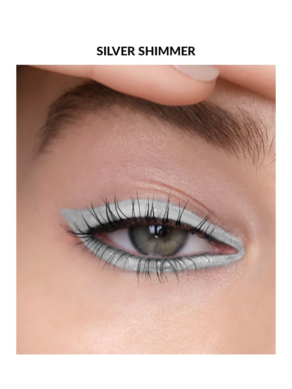 AVON Renksiz Power Stay Jel Eyeliner Silver Shimmer - 2