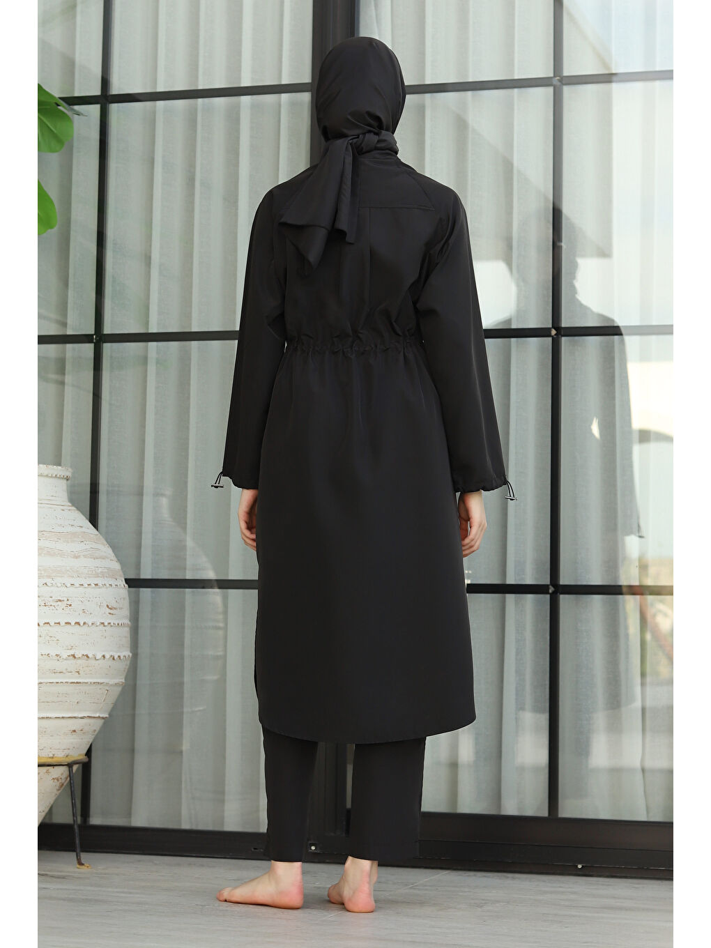 Reglan Kol Yüzme Takımı Siyah-3