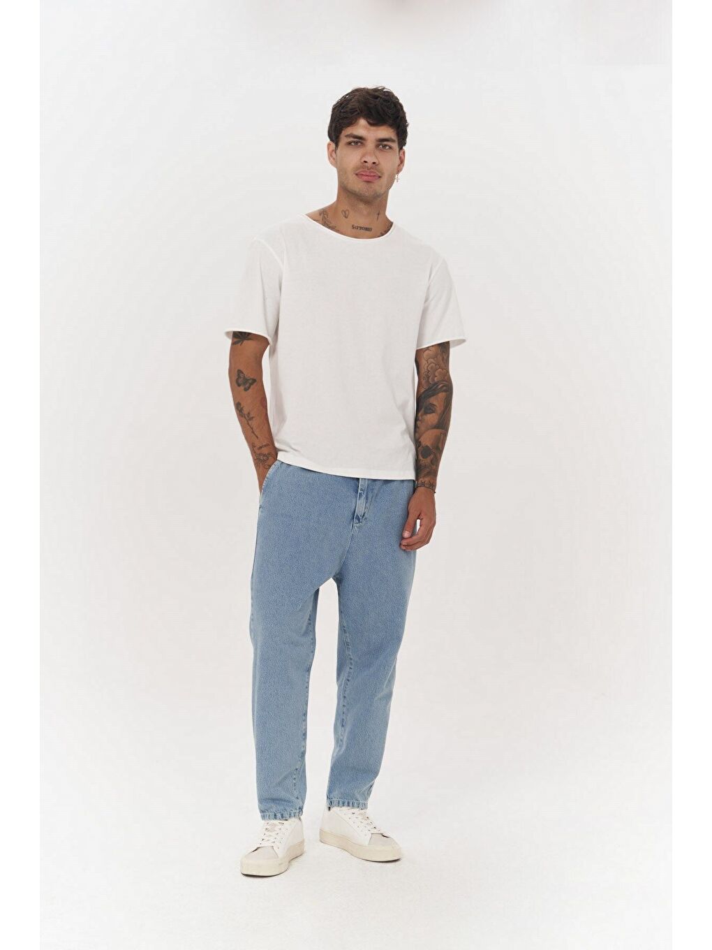 Tanner Buz Mavi Erkek Jean Pantolon-1