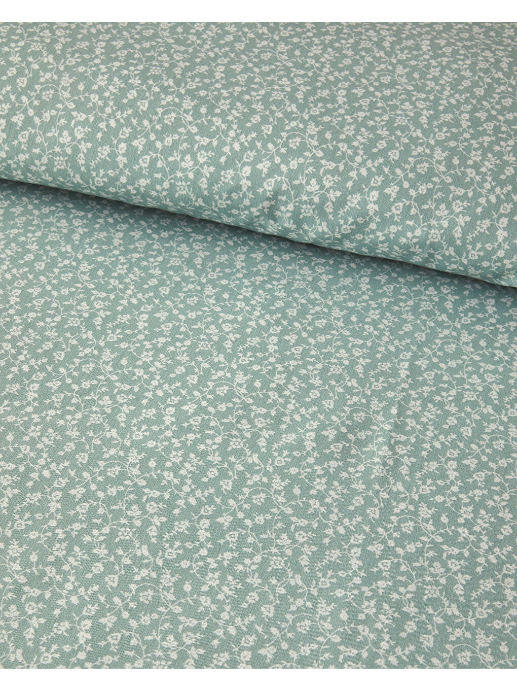 Fancy Flowers Çift Kişilik Nevresim Takımı Yeşil-2