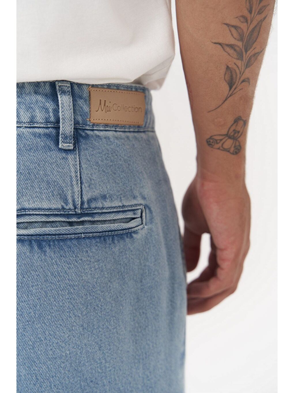 Tanner Buz Mavi Erkek Jean Pantolon-6