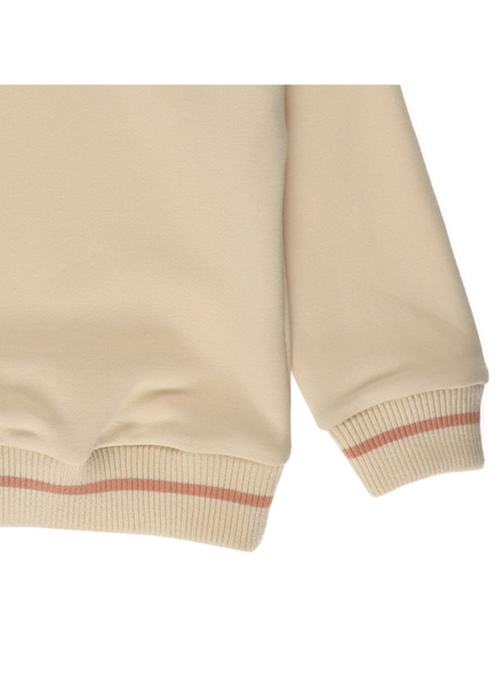 Panço Bej Kız Çocuk  Arkası Baskı Detaylı Sweatshirt - 2