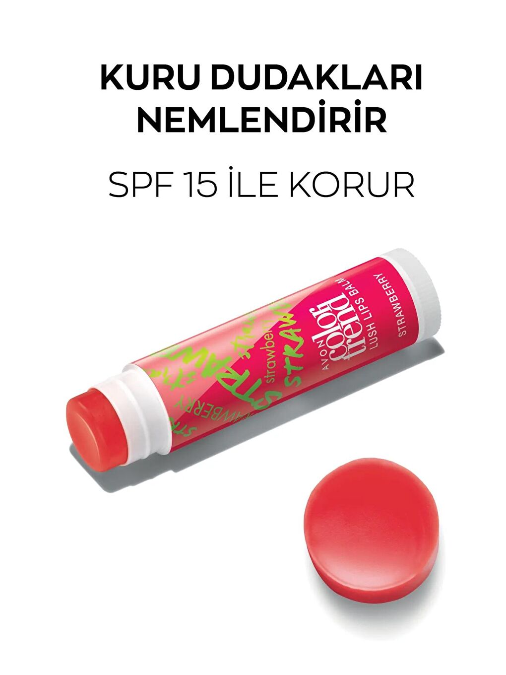 AVON Renksiz Color Trend Dudak Balmı Strawberry - 2