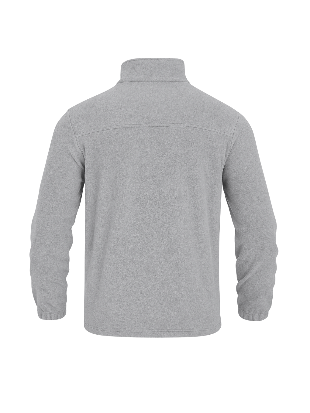 Gri Genıus Store Erkek Polar Bato Yaka Tam Fermuarlı Cepli Polar BATO-POLAR-1