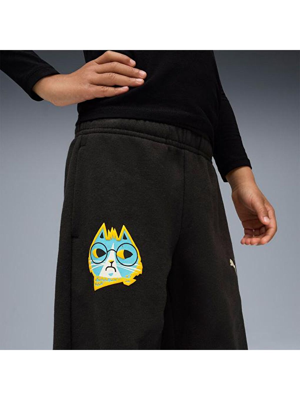 Moody Çocuk Siyah Eşofman Altı-4