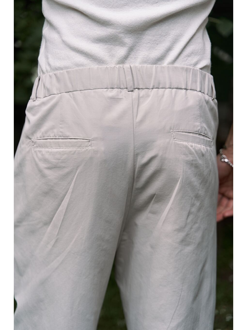 Sergio Düğmeli Gri Erkek Pantolon-3