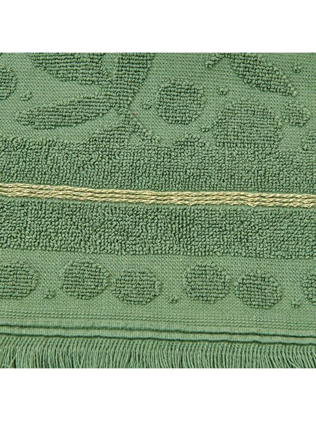 Soft Zeleno Yüz Havlusu - Yeşil - 50x70 cm-1