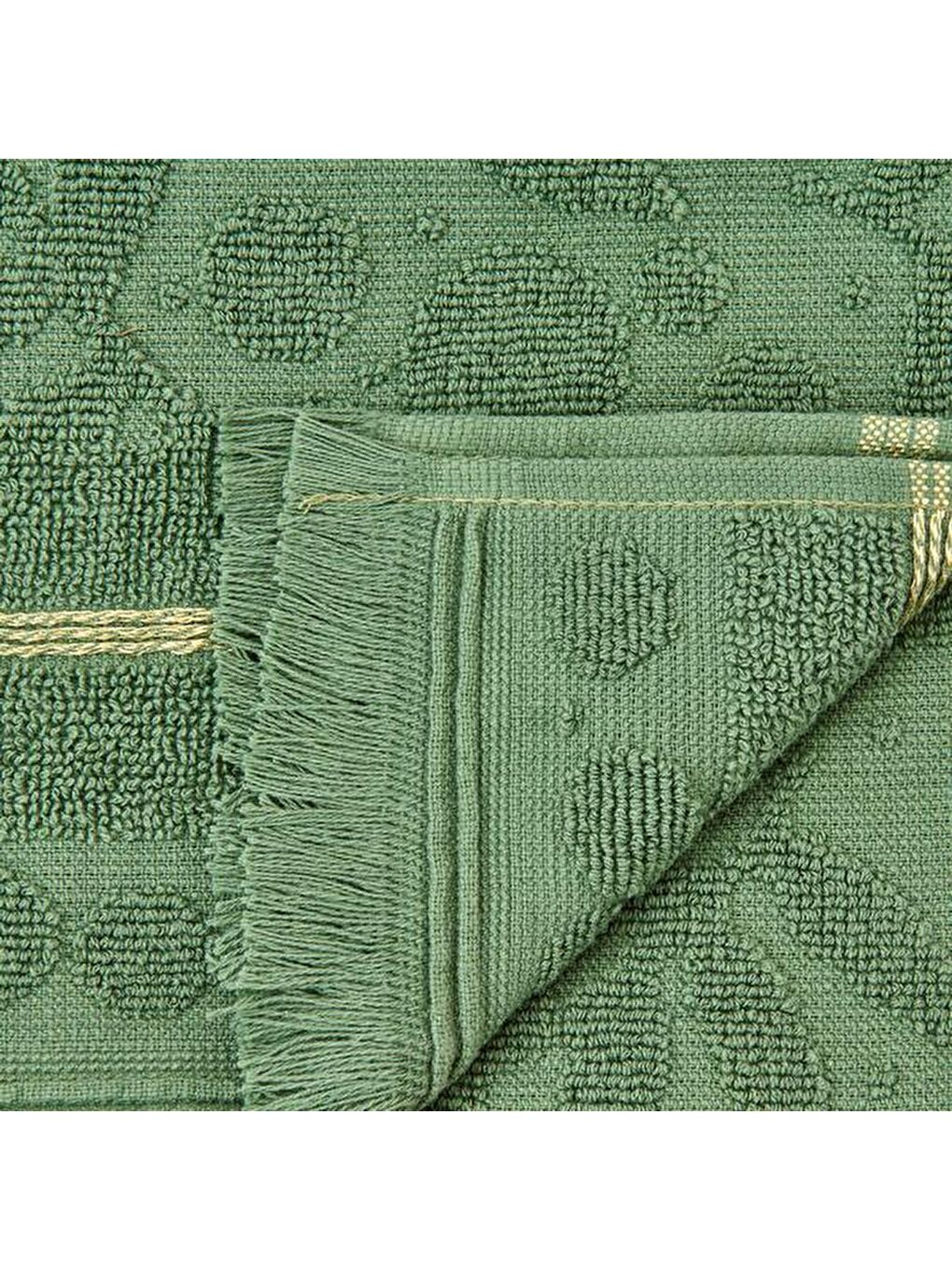 Soft Zeleno Yüz Havlusu - Yeşil - 50x70 cm-2