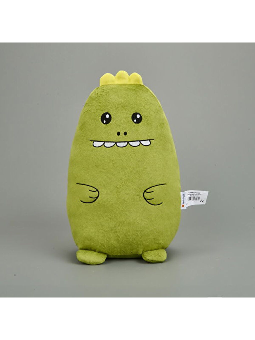 Evidea Soft Dinozor Figürlü Yastık - Yeşil - 30x33 cm