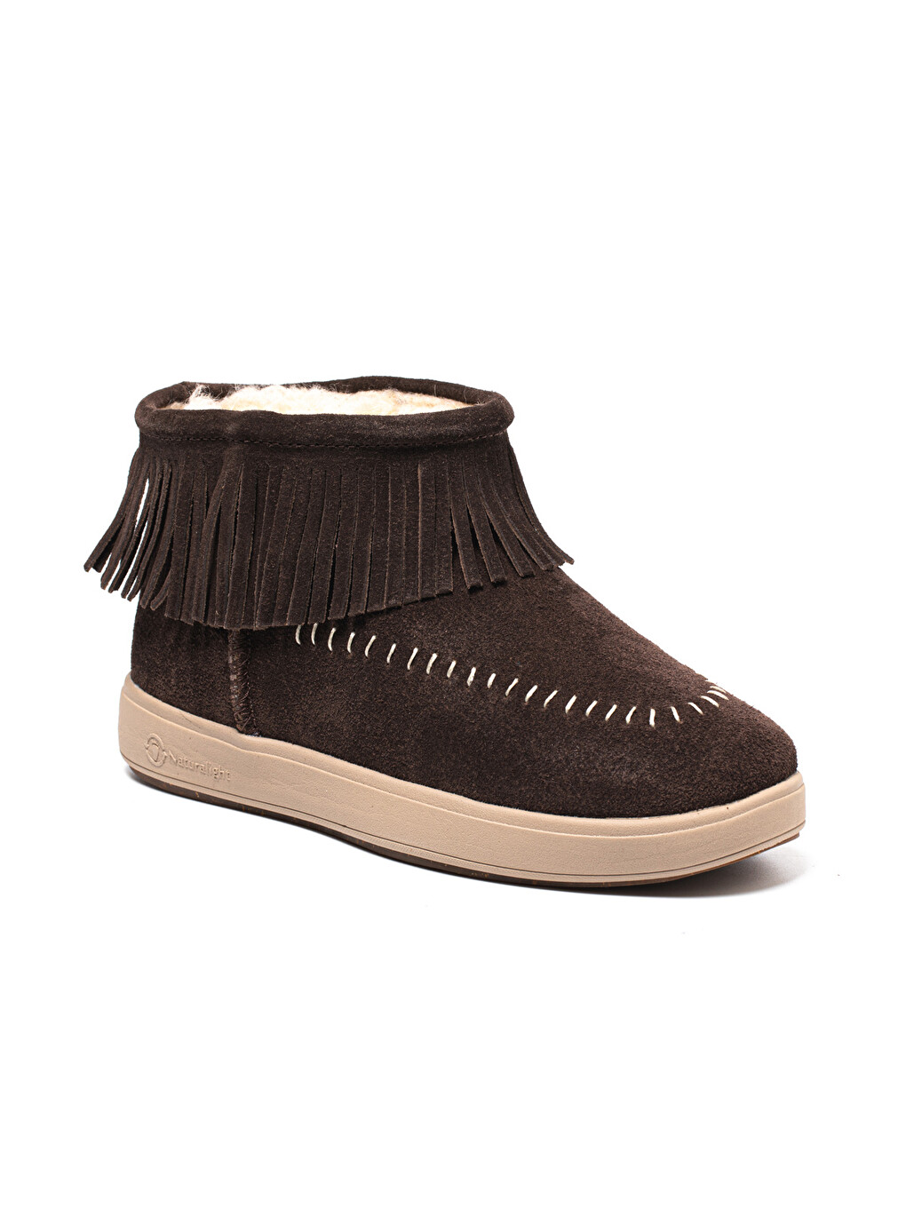 Kahverengi Kadın Bot 8462 FLECOS NL MERINO-1