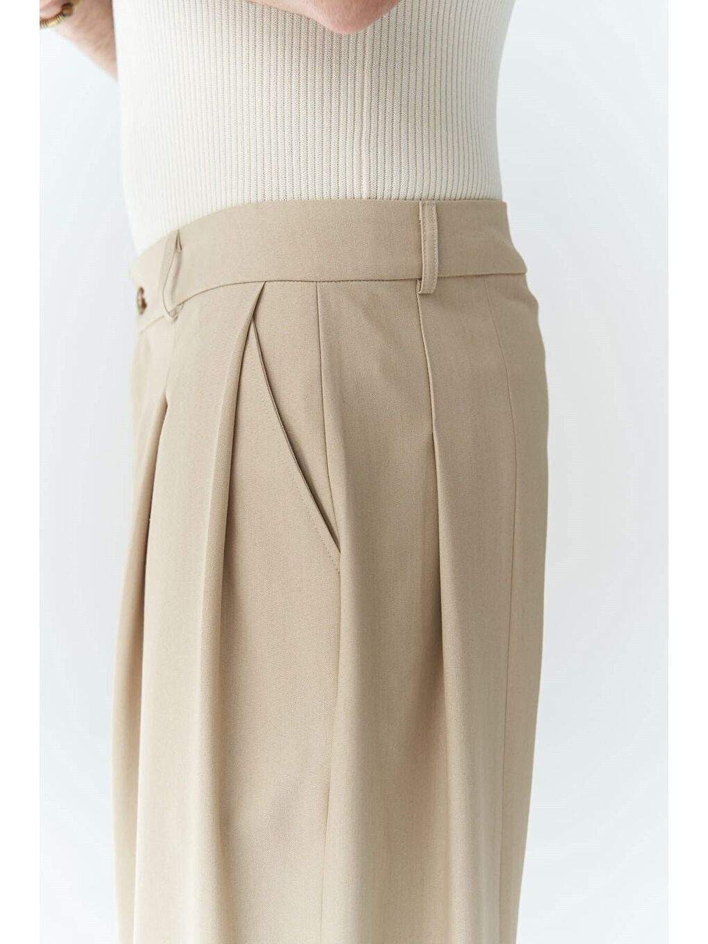 Hector Bej Geniş Paça Erkek Pantolon-6