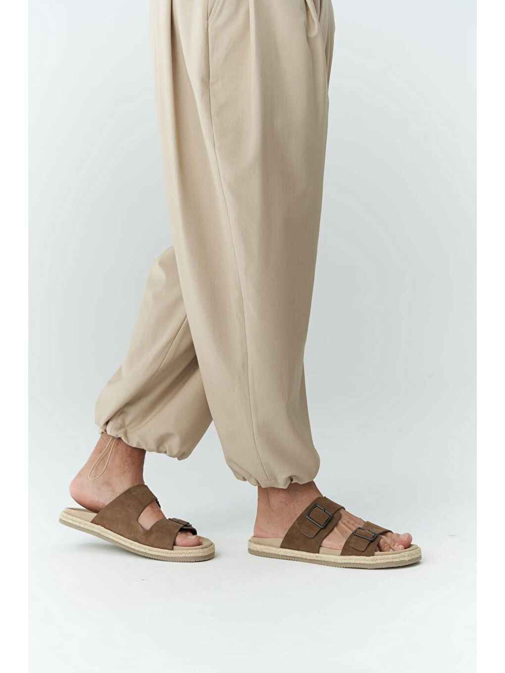Hector Bej Geniş Paça Erkek Pantolon-7