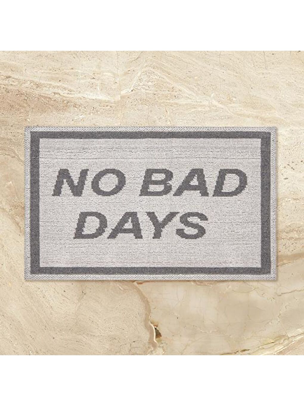 Soft No Bad Days Banyo Paspası - Ekru - 50x80 cm-4