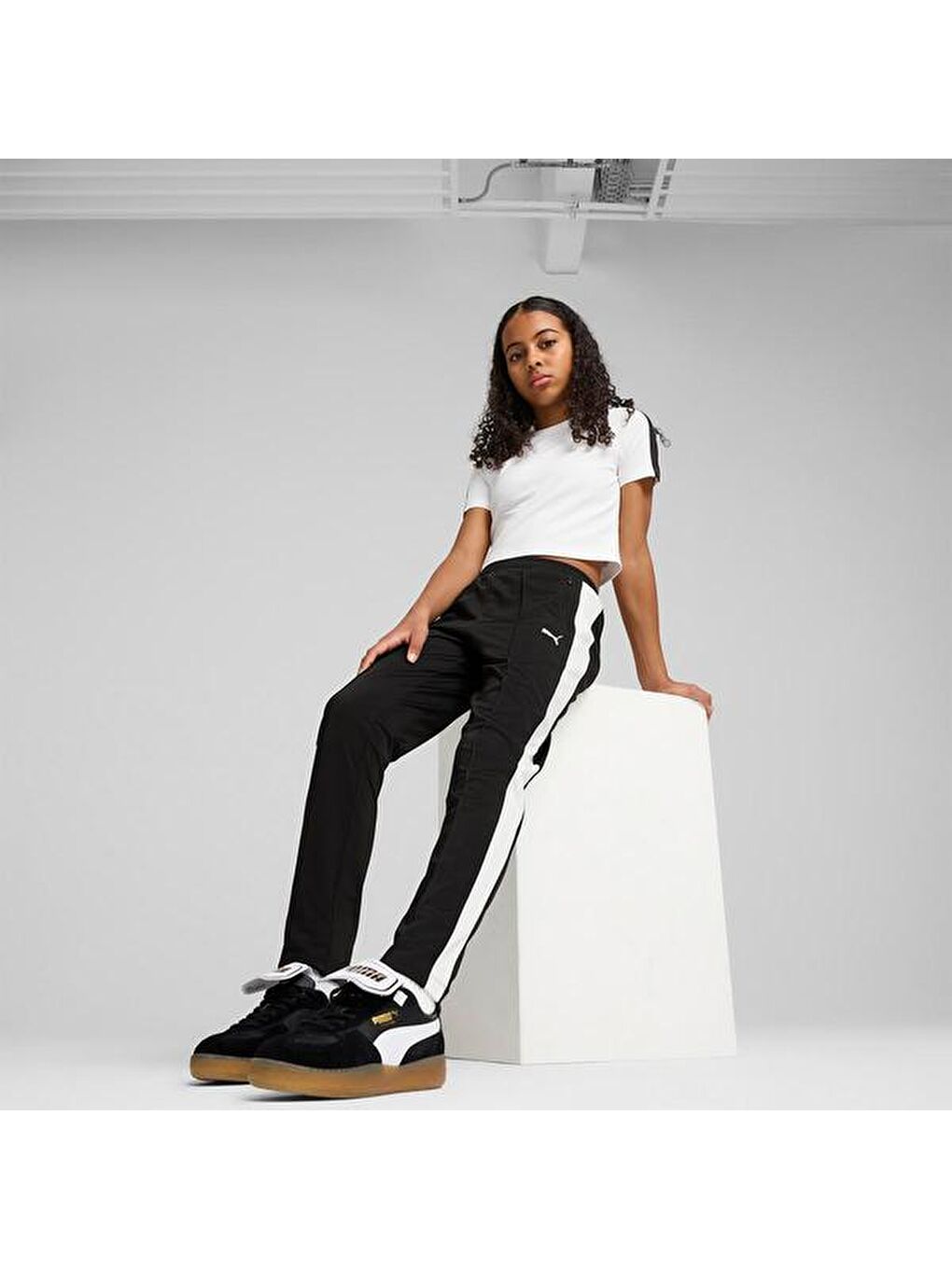 T7 Always On Çocuk Siyah Eşofman Altı-1