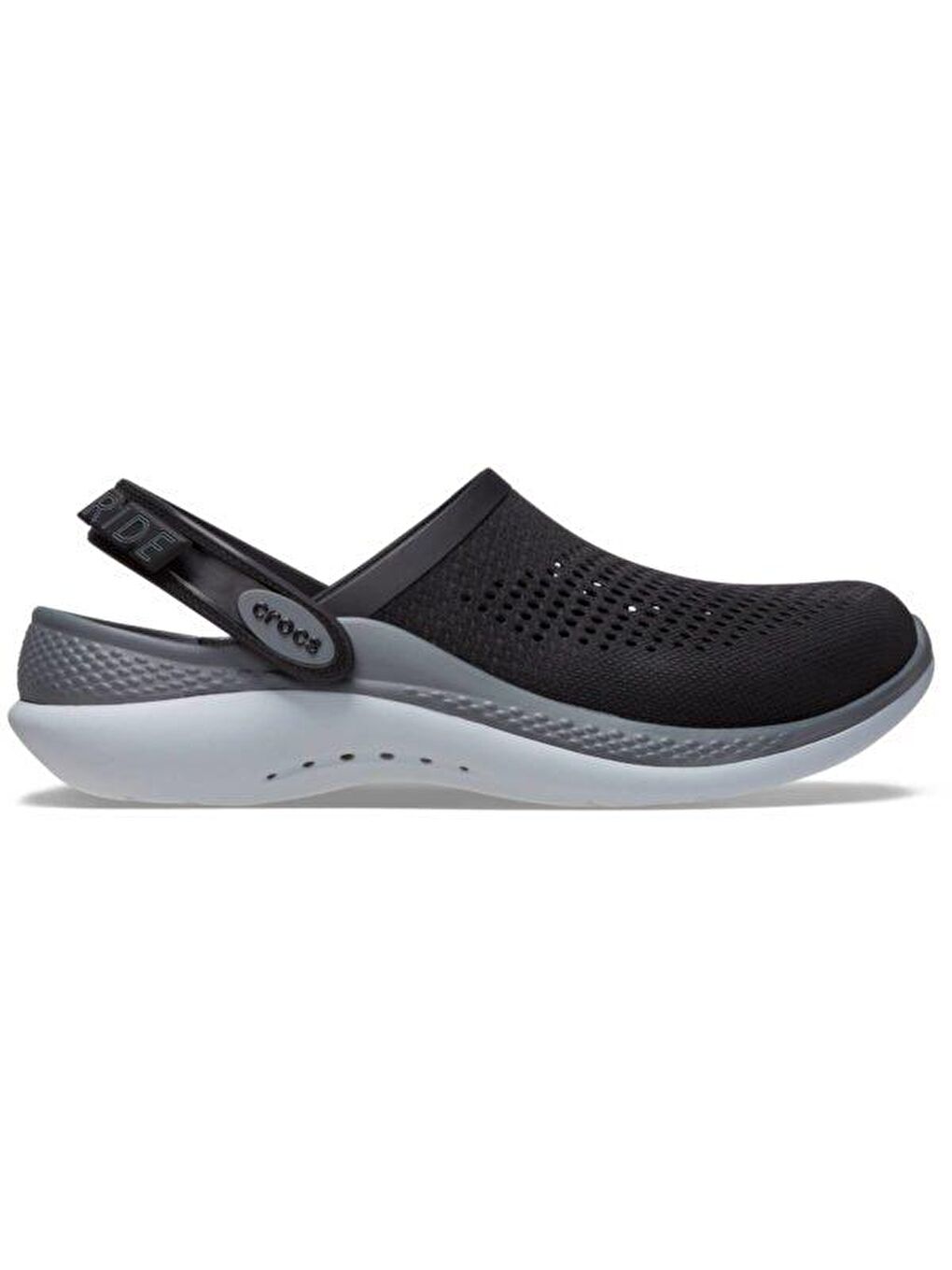 Crocs Siyah LiteRide 360 Clog - Black Slate Grey Siyah Gri Kadın Terlik 206708-0DD - 2