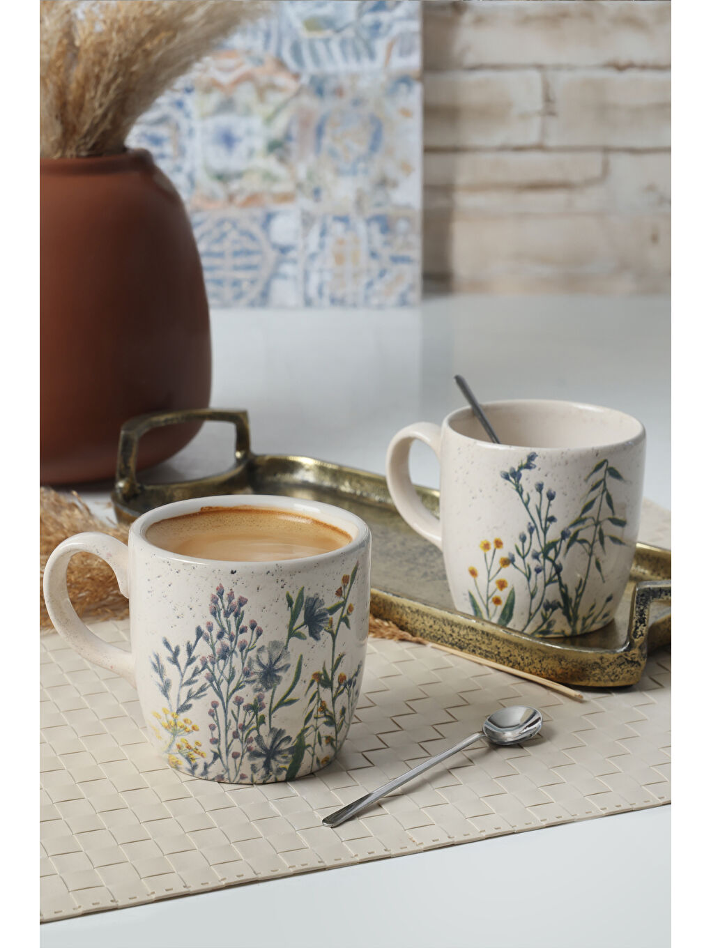 Karışık Deep Bloom Bulut Kupa 8 Cm 2 Adet