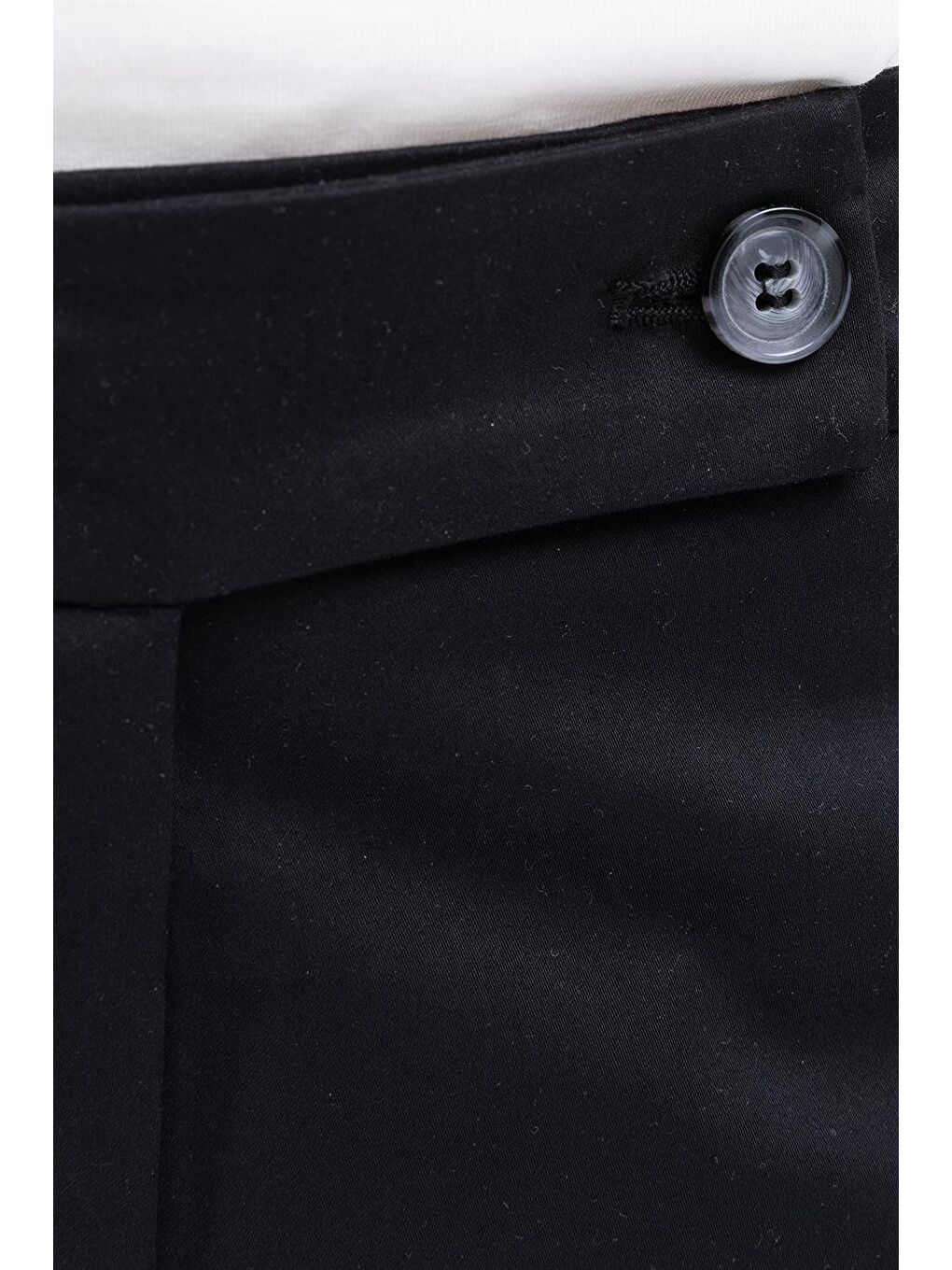 Siyah-Beli Lastikli Büyük Beden Pantolon-4