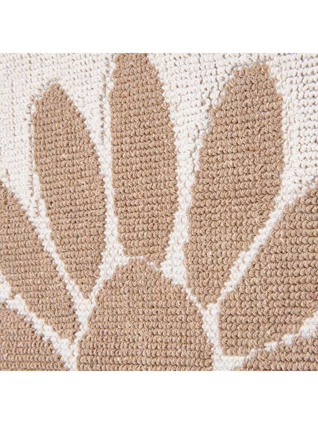 Soft Daisy Banyo Paspası - Bej - 50x80 cm-1
